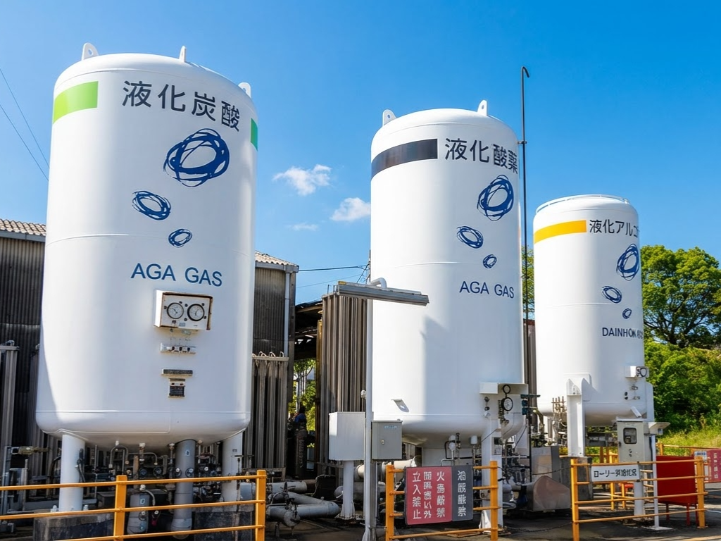 産業ガスシリンダー